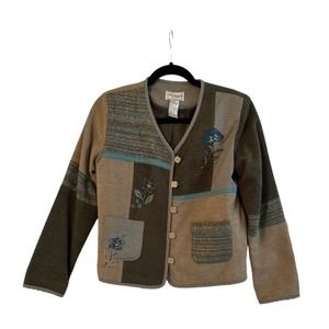 Napa Valley Petites Ladies Jacket with Sweater Size P Petite